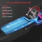 Trottinette électrique isinwheel tout terrain 1200W pour adultes et adolescents – Image 5