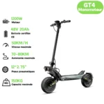 Trottinette électrique GT4 tout-terrain isinwheel à double moteur 2400W – Image 4