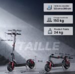 Trottinette électrique tout-terrain ISINWHEEL suspension double – Image 8
