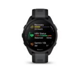 Montre connectée gps de running GARMIN forerunner 165 noir/gris foncé – Image 2