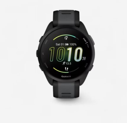 Montre connectée gps de running GARMIN forerunner 165 noir/gris foncé