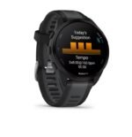 Montre connectée gps de running GARMIN forerunner 165 noir/gris foncé – Image 4