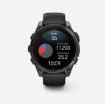 Montre connectée GARMIN AMOLED Sapphire Titane Carbon Gray DLC 47mm Fēnix® 8 noir – Image 4