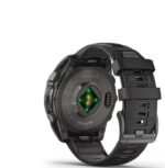 Montre connectée GARMIN AMOLED Sapphire Titane Carbon Gray DLC 47mm Fēnix® 8 noir – Image 6