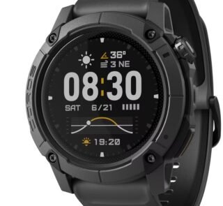 Montre GPS COROS NOMAD Activités Outdoor et Pêche Gris foncé