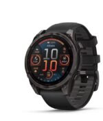 Montre connectée GARMIN AMOLED Sapphire Titane Carbon Gray DLC 47mm, Fēnix 8 noir – Image 2
