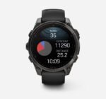 Montre connectée GARMIN AMOLED Sapphire Titane Carbon Gray DLC 47mm, Fēnix 8 noir – Image 4