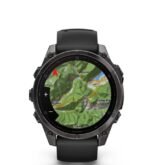 Montre connectée GARMIN AMOLED Sapphire Titane Carbon Gray DLC 47mm, Fēnix 8 noir – Image 5