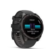 Montre connectée GARMIN AMOLED Sapphire Titane Carbon Gray DLC 47mm, Fēnix 8 noir – Image 7