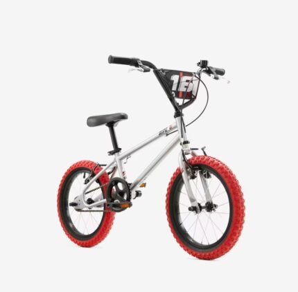 BMX ENFANT BTWIN 16" WIPE 500 GRIS 5-7 ANS