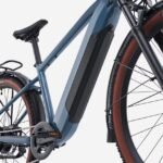 Vélo tout chemin électrique cadre haut ROCKRIDER E-EXPL 100 LTD bleu – Image 5