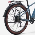Vélo tout chemin électrique cadre haut ROCKRIDER E-EXPL 100 LTD bleu – Image 6