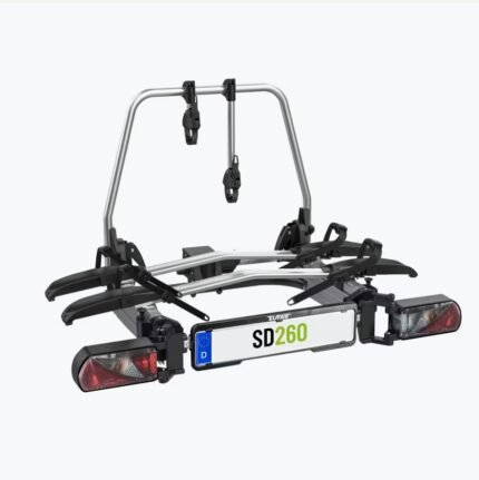 PORTE-VÉLOS 2 VÉLOS SPÉCIAL PORTES BATTANTES FOURGON SD260 SILVER - EUFAB