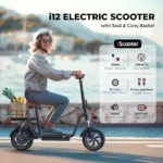 Trottinette électrique iScooter i12 Avec Siège 500 W – Image 13
