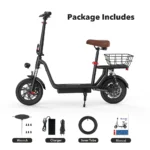 Trottinette électrique iScooter i12 Avec Siège 500 W – Image 14