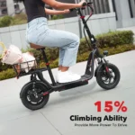 Trottinette électrique iScooter i12 Avec Siège 500 W – Image 20