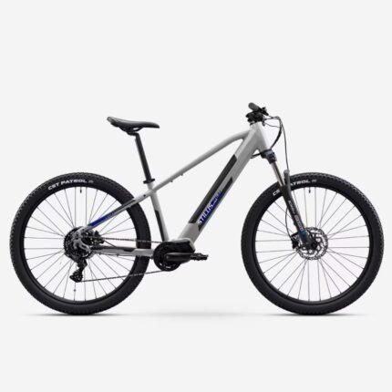 VTT électrique randonnée semi-rigide Stilus Off Road gris clair