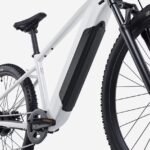 VTT électrique randonnée semi-rigide ROCKRIDER E-EXPL 100 blanc – Image 4