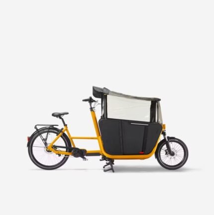 Vélo cargo électrique biporteur famille f900e