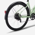 Vélo tout chemin électrique cadre bas E-ACTV 100 vert amande – Image 8