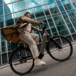 Vélo ville électrique Btwin Owuru cadre bas LD 940 E connect – Image 4