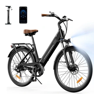 Vélo électrique iScooter Ucity S Noir 26'' Batterie Amovible 36V 13Ah Moteur 250W Autonomie 88.5km