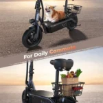 Trottinette Électrique iScooter F3 Avec Siège 1000W – Image 5