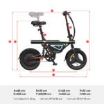 U1/EB1S ISCOOTER pliable vélo électrique 500W – Image 18
