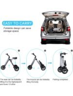 trottinette électrique MATE 4 3 roues pliable 16 kg – Image 11
