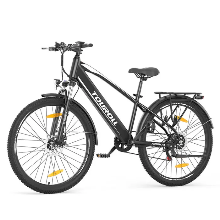vélo-de-trekking-touroll-j1-- Vélo de Trekking Touroll J1 - Moteur 250 W - Roues 27.5 Pouces - Batterie 15.6Ah