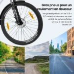 Vélo de Trekking Touroll J1 - Moteur 250 W - Roues 27.5 Pouces - Batterie 15.6Ah – Image 5