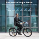 Vélo Électrique Touroll Urbano 3 - Moteur Central 250W - Batterie 36V 13Ah – Image 4