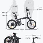 Air 20 S Vélo électrique Pliable ADO EBike Entraînement par Courroie 18.5kg APP – Image 11