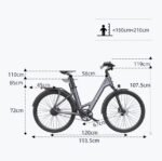 Air 28 Vélo électrique ADO Ebike Entraînement par Courroie APP 250W 36V 28" – Image 20