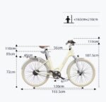 Air 28 Vélo électrique ADO Ebike Entraînement par Courroie APP 250W 36V 28" – Image 10