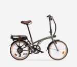 Vélo pliant électrique BTWIN e fold 500 vert