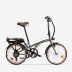 Vélo pliant électrique BTWIN e fold 500 vert