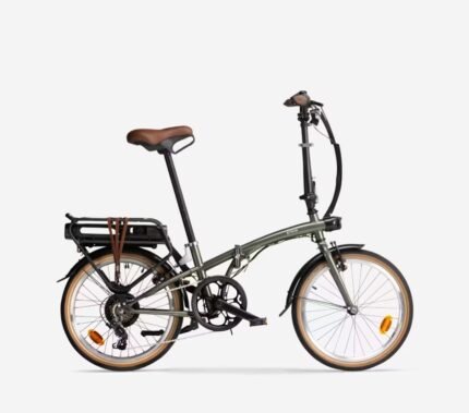 Vélo pliant électrique BTWIN e fold 500 vert