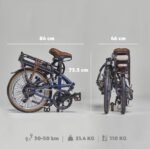 Vélo pliant électrique BTWIN e fold 500 vert – Image 28