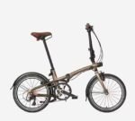 VÉLO PLIANT BTWIN FOLD 560 ALUMINIUM BRUT VERNIS