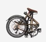 VÉLO PLIANT BTWIN FOLD 560 ALUMINIUM BRUT VERNIS – Image 3
