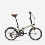 Vélo pliant BTWIN fold 500 vert