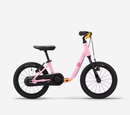 Vélo enfant 2en1 draisienne 3-5 ans 14 pouces - Discover 900 rose