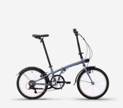 Vélo pliant BTWIN fold 120 gris