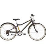 VTC ENFANT RIVERSIDE 500 NOIR JAUNE 24 pouces 9-12 ANS