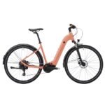 Vélo tout chemin électrique Rockrider à moteur central et cadre bas E-ACTV 500 pêche – Image 3