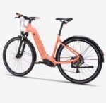 Vélo tout chemin électrique Rockrider à moteur central et cadre bas E-ACTV 500 pêche – Image 5