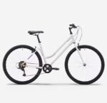 Vélo tout chemin Rockrider cadre bas EXPL 50 gris