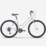 Vélo tout chemin Rockrider cadre bas EXPL 50 gris
