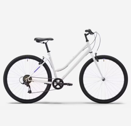 Vélo tout chemin Rockrider cadre bas EXPL 50 gris
